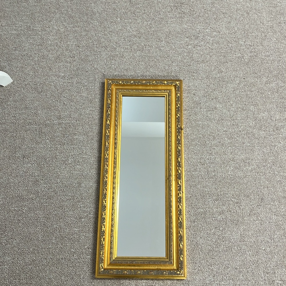 The Bombay Company Rectangular Guilded Gold Mirror